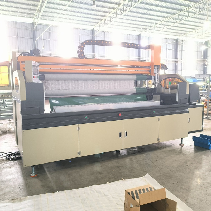 উচ্চ কার্যক্ষমতা 6.5KW পকেট স্প্রিং অ্যাসেম্বলি মেশিন 5-6 স্ট্রিং / মিনিট আউটপুট