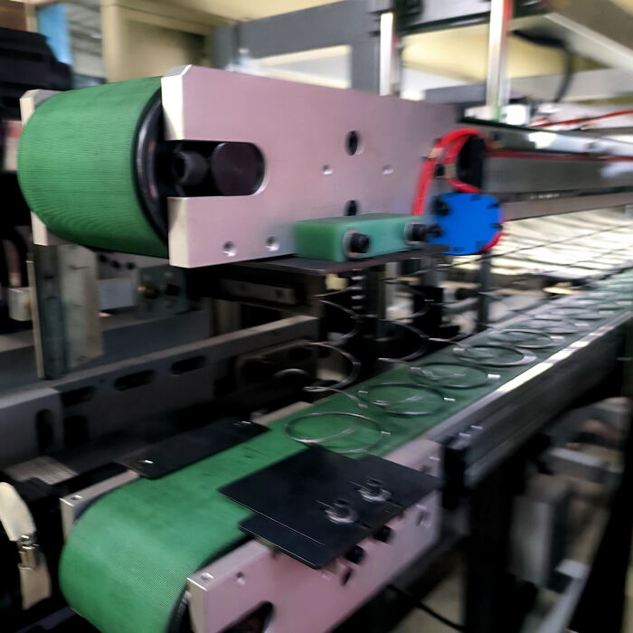 ক্ষমতা 60-90 শীট 8 ঘন্টা গদি উত্পাদন লাইন স্প্রিং শেষ রিং ব্যাসার্ধ 65mm-90mm সমাবেশ তারের ব্যাসার্ধ 1.3-1.6mm গদি সমাবেশ জন্য