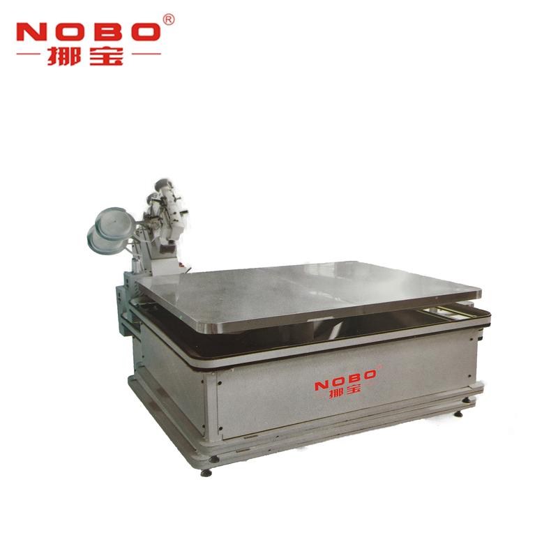 স্লিপিং ব্যাগের জন্য NOBO 1.2KW 70-450mm পুরু ম্যাট্রেস টেপ এজ মেশিন