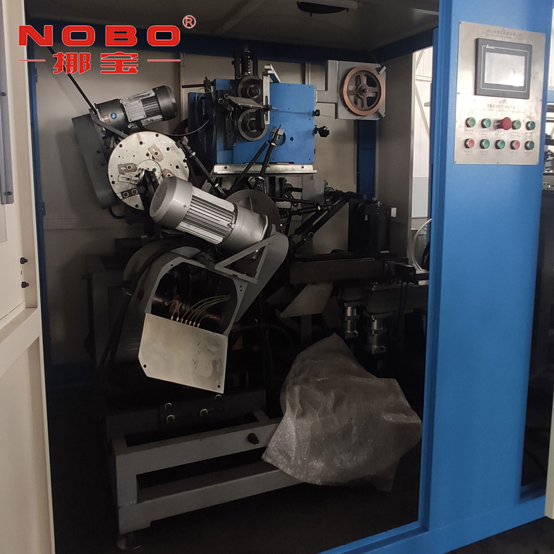 0.08-0.22M গদির জন্য NOBO ব্লু CNC কয়েল স্প্রিং মেকিং মেশিন