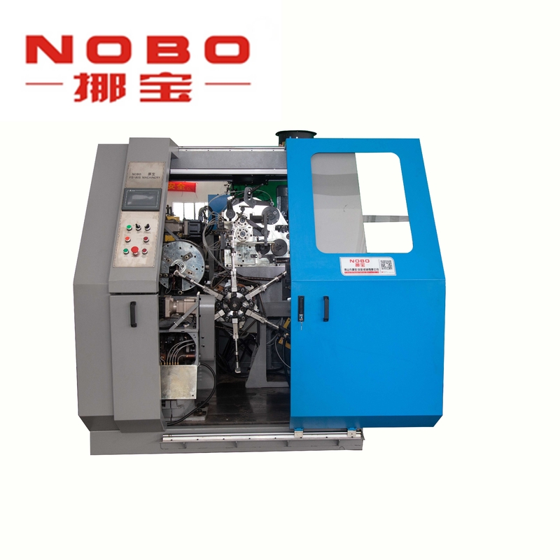 গদির জন্য NOBO-FS-80S ডিজিটাল স্প্রিং মেকিং মেশিন বোনেল টাইপ 80 PCS/MIN